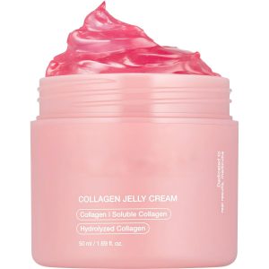 Collagen Jelly Cream- Niacinamide & Freeze-Dried Hydrolyzed Collagen – Boosts skin’s barrier hydration and gives 24h Glow & Lifted Look – Korean skincare (1.69 Fl Oz (Pack of 1))